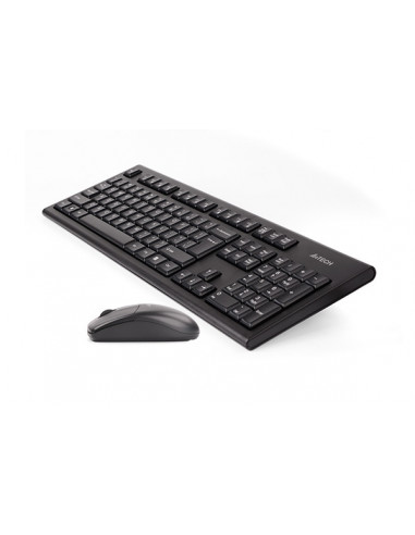 3100N,Kit TASTATURA si Mouse A4TECH, "GK-85+G3-220N", wireless, 104 taste format standard, mouse 1000dpi, 3/1 butoane, negru, "3
