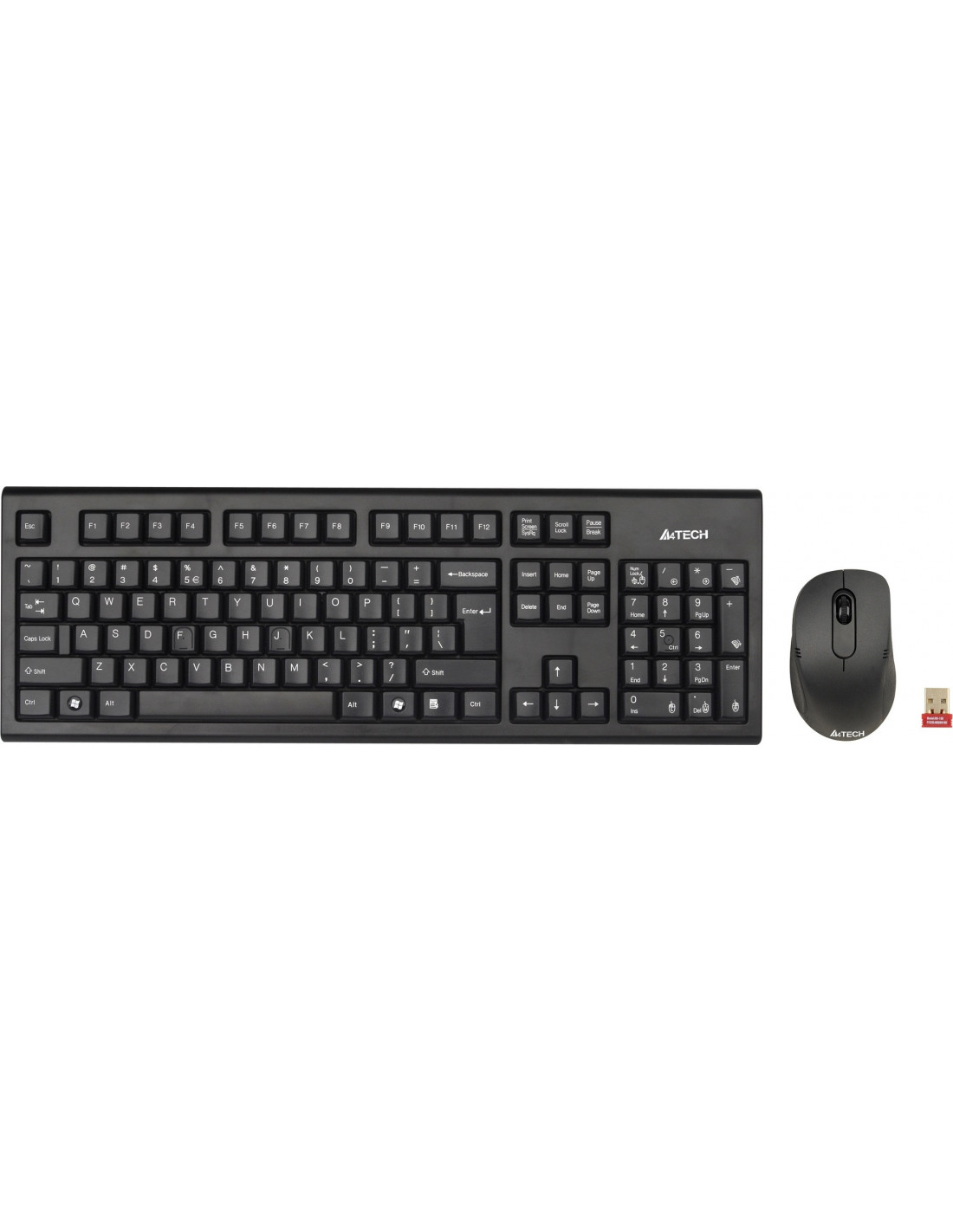 Kit Tastatura Si Mouse A Tech Gk G N Wireless Taste Format