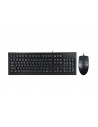 KR-8520D-USB,Kit TASTATURA si Mouse A4TECH, "KR-85+OP-620D", cu fir, 104 taste format standard, mouse 1000dpi, 4/1 butoane, negr