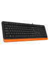 FK10 Orange,TASTATURA A4TECH, "Fstyler USB", cu fir, 104 taste format standard, USB, negru &ampamp portocaliu, "FK10 Orange" (in