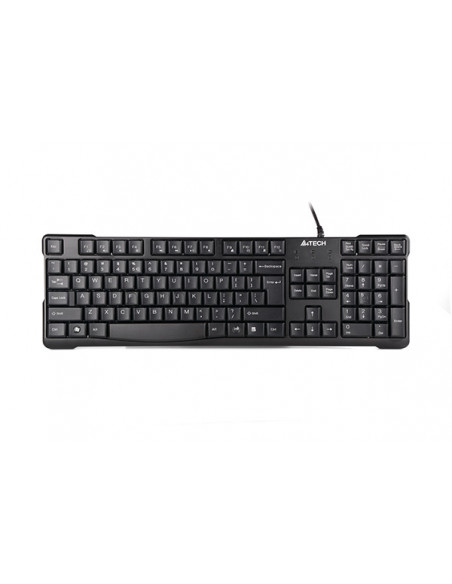 KR-750-USB,TASTATURA A4TECH, "KR750", cu fir, 105 taste format standard, USB, negru, "KR-750-USB" (include TV 0.75 lei)