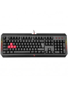 Q100,TASTATURA A4TECH - gaming, "Bloody gaming", cu fir 1.8m, 106 taste, format standard, USB, negru, "Q100" (include TV 0.75 le