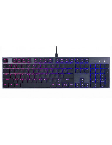 TASTATURA COOLER MASTER - gaming, "SK650", cu fir, 104 taste