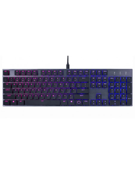 TASTATURA COOLER MASTER - gaming, "SK650", cu fir, 104 taste