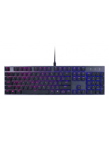 TASTATURA COOLER MASTER - gaming, "SK650", cu fir, 104 taste