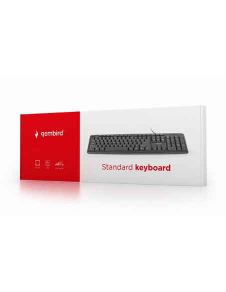 TASTATURA GEMBIRD USB, 104 taste, black, "KB-U-103" 45503580