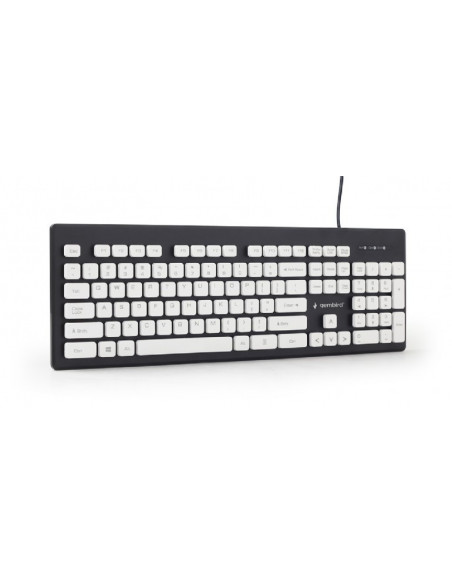 TASTATURA GEMBIRD USB, 107 taste, chocolate, "KB-CH-01"