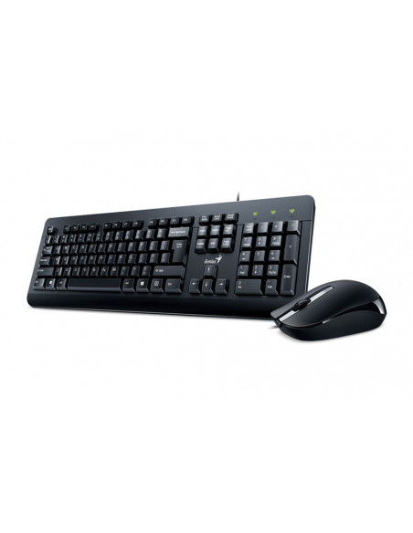KIT wired GENIUS USB, tastatura 104 taste (concave) + mouse KIT wired GENIUS USB, tastatura 104 taste (concave) + mouse