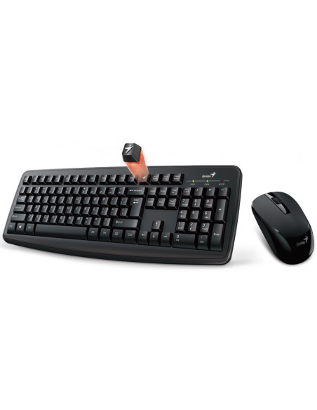 KIT wireless GENIUS, tastatura wireless 104 taste (slim) +