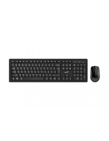 KIT wireless GENIUS, tastatura wireless 104 taste (slim) +