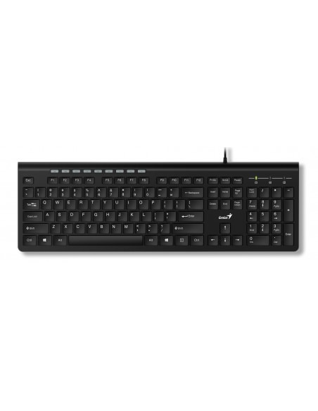 TASTATURA GENIUS USB, 104 taste (chocolate style), black