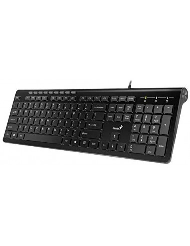 TASTATURA GENIUS USB, 104 taste (chocolate style), black