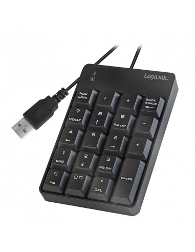 TASTATURA numerica Logilink, USB, 19 taste, negru, "ID0184"