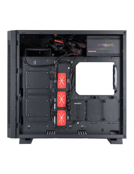 CARCASA CHIEFTEC, Middle Tower, ATX, "CHIEFTRONIC G1", fara