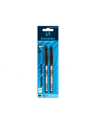 Set Stilou, Roller Negru, 30 Rezerve Schneider si Sticky Index