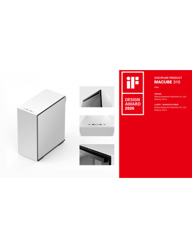 CARCASA DEEP COOL, Middle Tower, ATX, "MACUBE 310P WH", fara