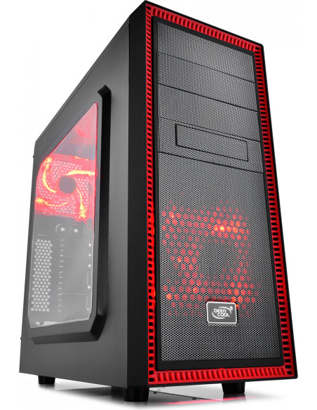 CARCASA DEEP COOL, Middle Tower, ATX, "TESSERACT SW-RD", fara