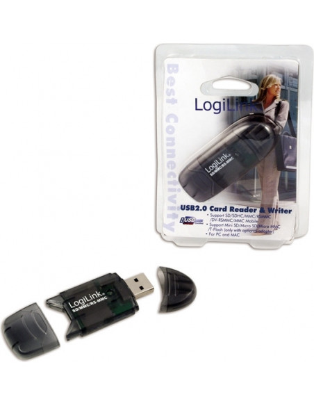 CARD READER extern LOGILINK, interfata USB 2.0, citeste/scrie: