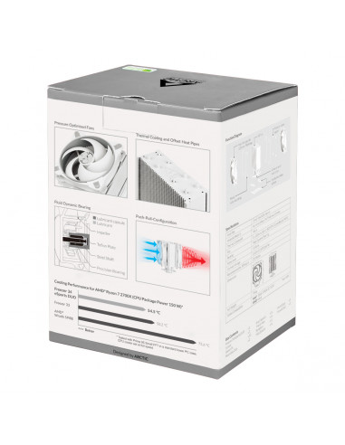 COOLER ARCTIC, skt. universal, racire cu aer, vent. 120 mm x 2