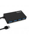 HUB extern SPACER, porturi USB: USB 3.0 x 4, conectare prin USB