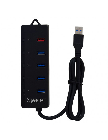 HUB extern SPACER, porturi USB: USB 3.0 x 4, Port USB Quick