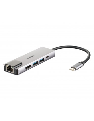 HUB extern D-LINK, porturi Gigabit LAN x 1, USB 3.0 x 2, HDMI x