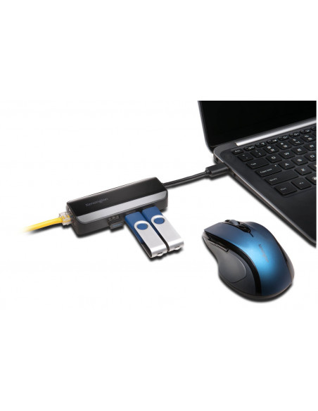 HUB extern KENSINGTON, porturi USB: USB 3.0 x 3, conectare prin