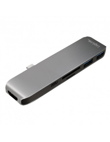 HUB extern LOGILINK, porturi USB: USB 3.0 x 2, USB 3.1 Type C