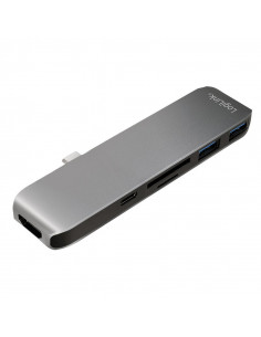 HUB extern LOGILINK, porturi USB: USB 3.0 x 2, USB 3.1 Type C