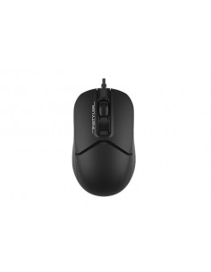 FM12 BLACK,MOUSE A4TECH NB sau PC, cu fir, USB, optic, 1600 dpi, butoane/scroll 4/1, negru / alb, "FM12 Black" (include TV 0.15 