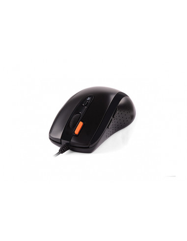 N-70FX-BK,MOUSE A4TECH NB sau PC, cu fir, USB, optic, 1600 dpi, butoane/scroll 7/1, negru, "N-70FX-BK" (include TV 0.15 lei)