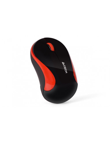 G3-270N-BR,MOUSE A4TECH NB sau PC, wireless, optic, 1000 dpi, butoane/scroll 3/1, negru / rosu, "G3-270N-BR" (include TV 0.15 le