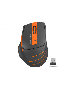 FG30 Orange,MOUSE A4TECH - gaming, "FG30", wireless, optic, Wireless, 2000 dpi, 6/1, negru / portocaliu, "FG30 Orange", (include