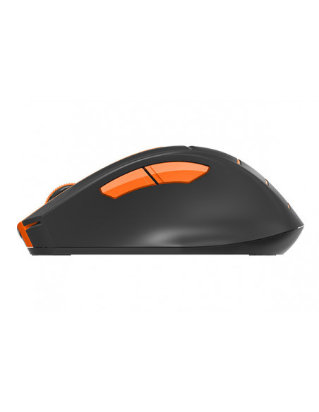 FG30 Orange,MOUSE A4TECH - gaming, "FG30", wireless, optic, Wireless, 2000 dpi, 6/1, negru / portocaliu, "FG30 Orange", (include