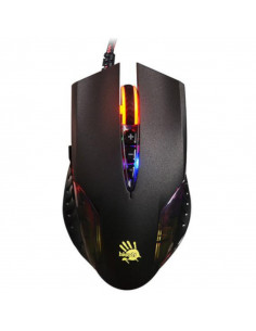 Q50,MOUSE A4TECH Bloody gaming, cu fir, USB, optic, 3200 dpi, butoane/scroll 8/1, iluminare, butoane programabile, negru, "Q50" 