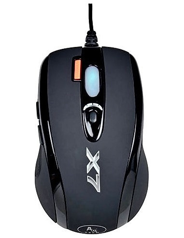 XL-750MK,MOUSE A4TECH gaming, cu fir, USB, laser, 3600 dpi, butoane/scroll 7/1, negru, iluminare, butoane programabile, "XL-750M