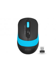 FG10 Blue,MOUSE A4TECH gaming, wireless, optic, 2000 dpi, butoane/scroll 4/1, negru / albastru, "FG10 Blue" (include TV 0.15 lei