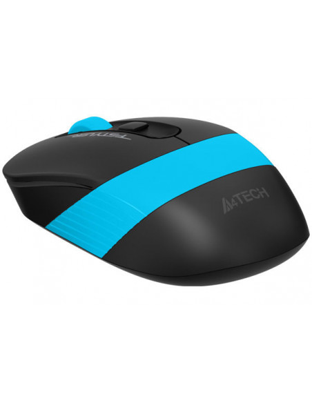 FG10 Blue,MOUSE A4TECH gaming, wireless, optic, 2000 dpi, butoane/scroll 4/1, negru / albastru, "FG10 Blue" (include TV 0.15 lei