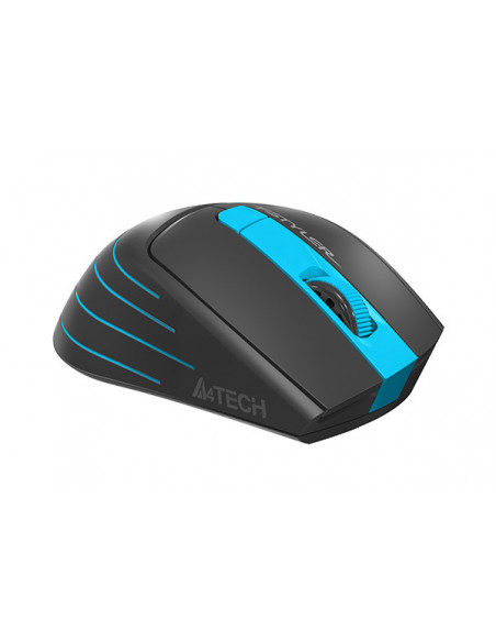 FG30 Blue,MOUSE A4TECH gaming, wireless, optic, 2000 dpi, butoane/scroll 6/1, negru / albastru, "FG30 Blue" (include TV 0.15 lei