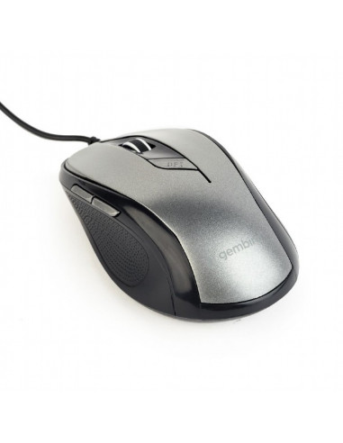 MOUSE GEMBIRD, notebook, PC, cu fir, optic, USB, 1600 dpi, 6/1 MOUSE GEMBIRD, notebook, PC, cu fir, optic, USB, 1600 dpi, 6/1
