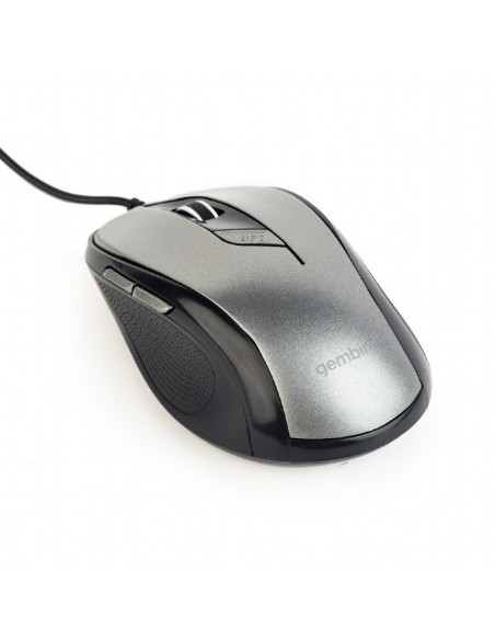 MOUSE GEMBIRD, notebook, PC, cu fir, optic, USB, 1600 dpi, 6/1 MOUSE GEMBIRD, notebook, PC, cu fir, optic, USB, 1600 dpi, 6/1