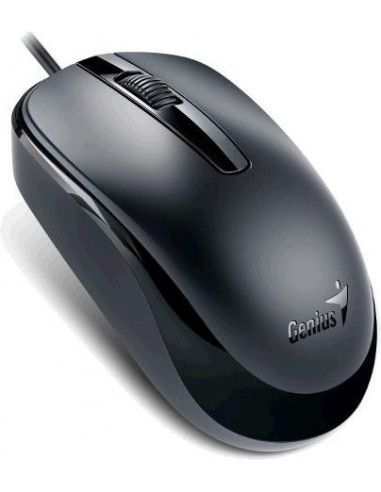 MOUSE GENIUS, "DX-120" notebook, PC, cu fir, optic, USB, 1000