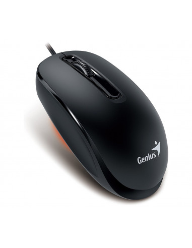 MOUSE GENIUS, "DX-130" notebook, PC, cu fir, optic, USB, 1000
