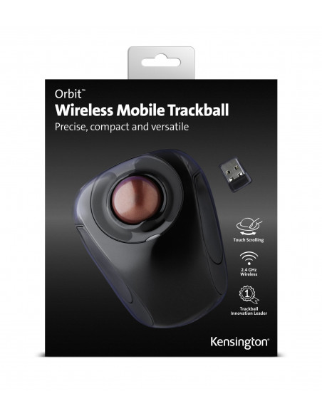 MOUSE KENSINGTON - trackball, "Orbit" trackball, wireless