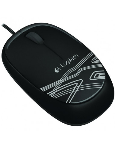 MOUSE LOGITECH, "M105" notebook, PC, cu fir, optic, USB, 1000