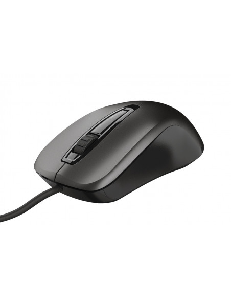 MOUSE TRUST, "Carve" notebook, PC, cu fir, optic, USB, 1200