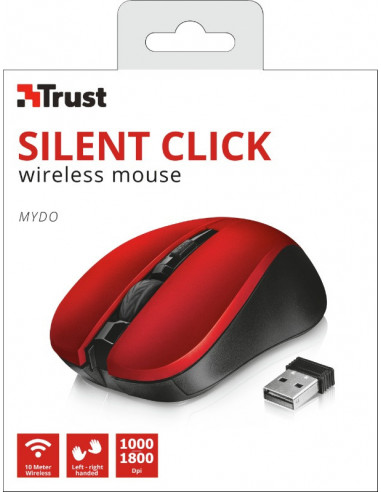 MOUSE TRUST, "Mydo Silent Click" notebook, PC, wireless, optic