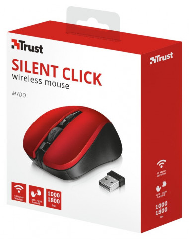 MOUSE TRUST, "Mydo Silent Click" notebook, PC, wireless, optic