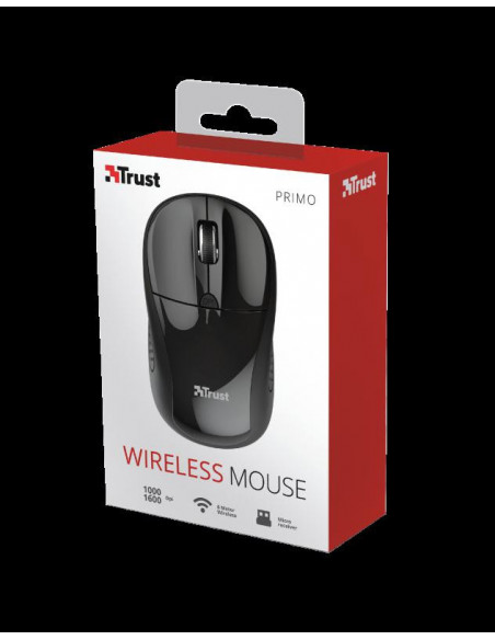 MOUSE TRUST, "Primo" notebook, PC, wireless, optic, USB, 1600