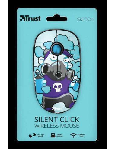 MOUSE TRUST, "Sketch Silent Click" notebook, PC, wireless